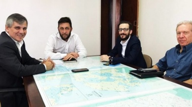 Britos se reunió con Simone por las obras en Chivilcoy