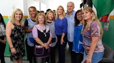 De la mano de Grindetti, Magario recorrió Lanús