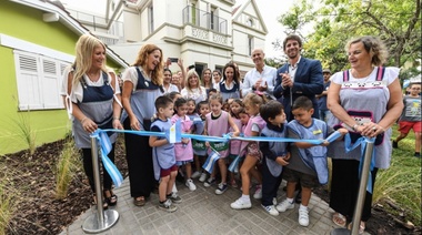 Andreotti inauguró un Jardín renovado: “El camino es la educación”