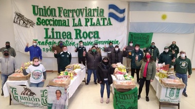 La Unión Ferroviaria realizó una jornada nacional solidaria