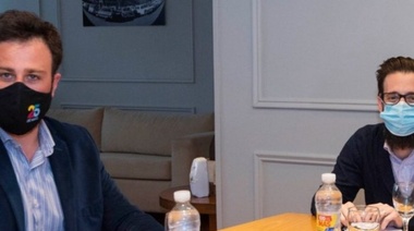 Ralinqueo se reunió con Simone para diagramar obras en 25 de Mayo