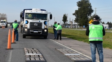 Provincia realizó un mega operativo de control de cargas en Ruta 2