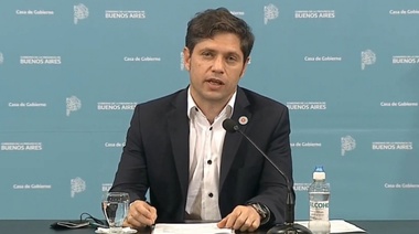 Kicillof: “Queremos volver a las clases, pero cuidando a la comunidad educativa”