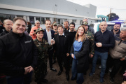 Con respaldo del massismo, Kicillof llevó su campaña a la Cuarta Sección