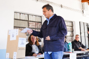 Sergio Massa votó en Tigre y se mostró conforme con el buen orden de los comicios