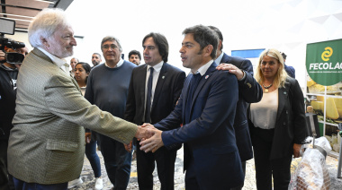 Kicillof pasó por CONINAGRO y le dio señales al campo