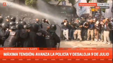 La izquierda denuncia represión de Bullrich en una masiva movilización