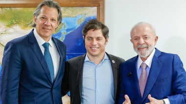 En búsqueda de inversiones, Kicillof visitó a Lula con una foto de impacto político