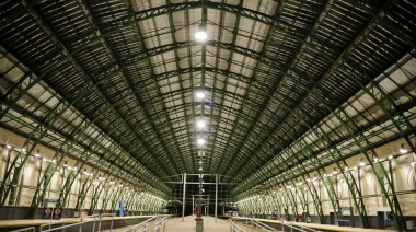 Se inauguró la renovación del techo de la Estación de Tren de La Plata