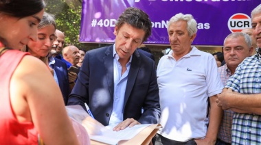 Con firmas en mano: Posse se presentó en el Comité Provincia para ir a internas en la UCR