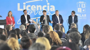 Kicillof presentó el programa Licencia Joven