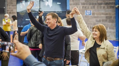 Potencia la campaña: Bullrich suma músculo con Santilli