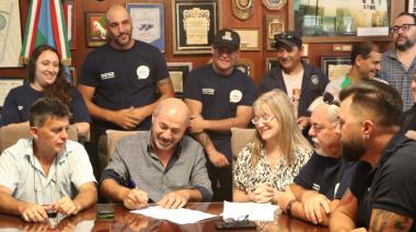 Secco anunció el primer aumento salarial del año para municipales