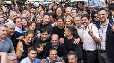 Los intendentes coparon la marcha Federal