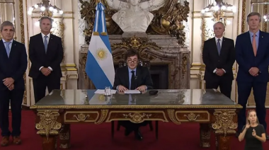 Javier Milei: "La era del Estado presente se terminó"