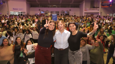 Saintout, Mayra, y Vilar reunieron a más de 2500 mujeres y diversidades