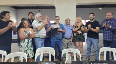 Britos fue distinguido por un Club Social