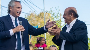 Alberto visita Berazategui y se muestra con Mussi