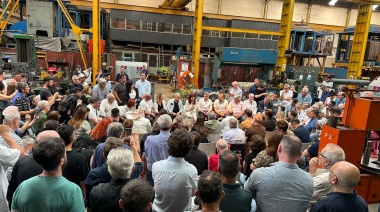 A horas de proclamarse presidenta del PJ, CFK se reunió con PyMEs en tierra kicillofista