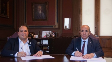 Recoulat firmó convenio con la UNLP para articular proyectos, programas y capacitaciones