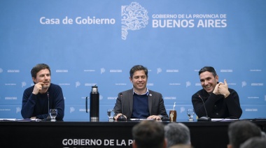 Con un mensaje de unidad, Kicillof selló la suma del Movimiento Evita a su gestión