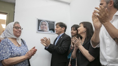 Se inauguró el auditorio “Hebe de Bonafini”