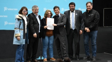 Kicillof junto a Britos: “La verdadera libertad exige que haya igualdad de oportunidades”