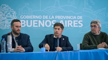 Ralinqueo recibió a Kicillof por el cierre de campaña con el ojo puesto en la Cuenca del Salado