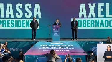Con sabor a Lealtad: Massa y Kicillof cerraron la campaña electoral