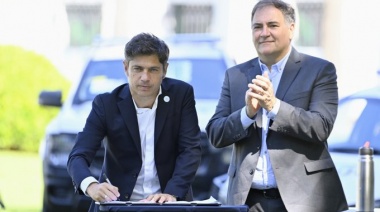 Kicillof lanzó un fondo para fortalecer la seguridad y acusó a Milei de robar $750.000 millones