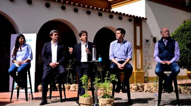 Kicillof y De Pedro lanzaron una nueva línea ambiental para municipios bonaerenses