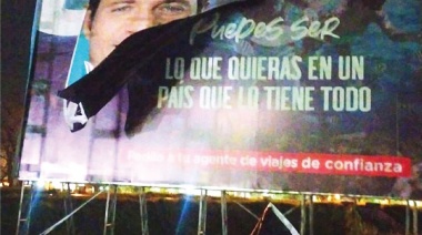 UxP denunció destrucción de cartelería de Alak