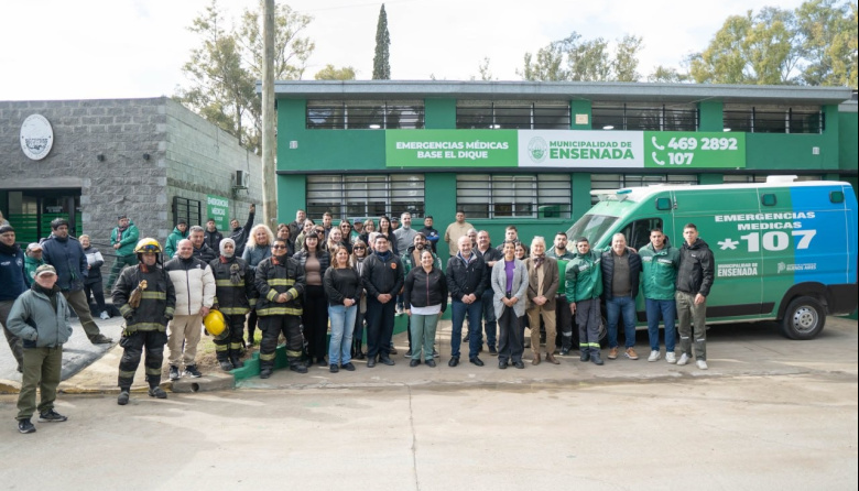 Secco saca pecho en El Dique y muestra gestión con una nueva base de emergencias