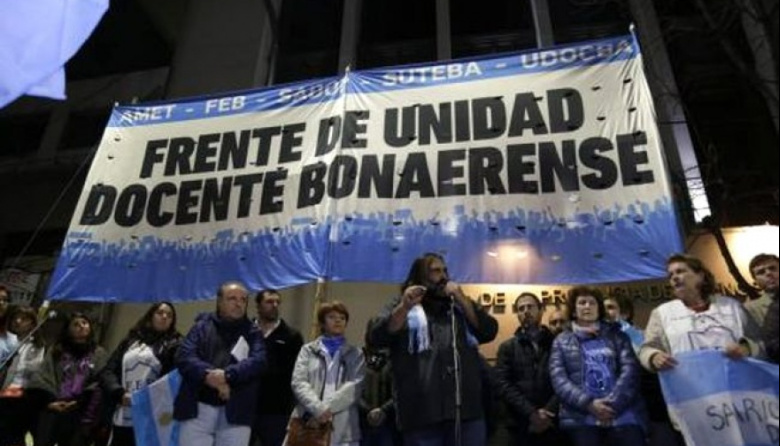 Los gremios bonaerenses se suman al paro nacional docente de 24 horas ...