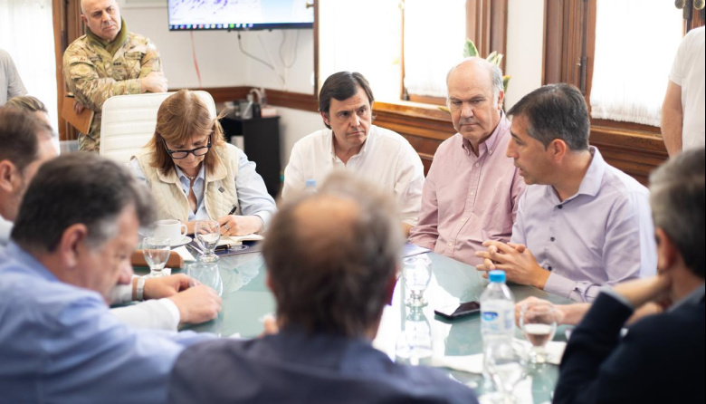 Daniel Stadnik participó de una reunión por la emergencia hídrica