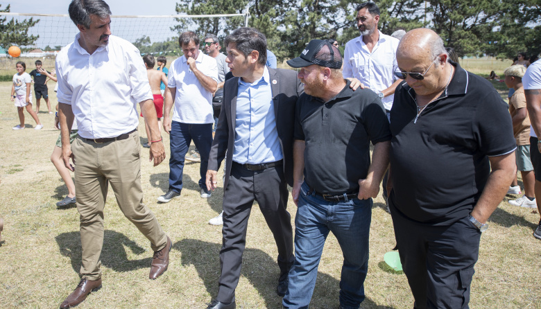 Kicillof retomó la agenda oficial y se mostró con un alcalde massista