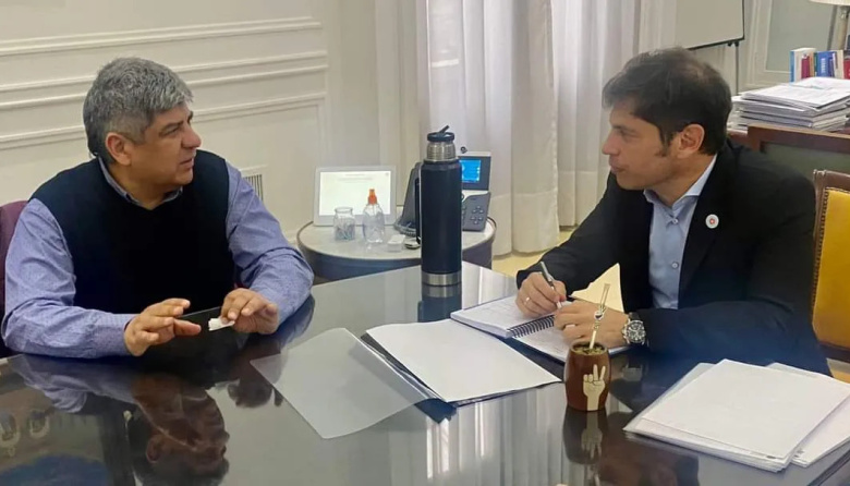 Kicillof recibió a Moyano para evitar un paro de camioneros y bajar la bronca en municipios MDF