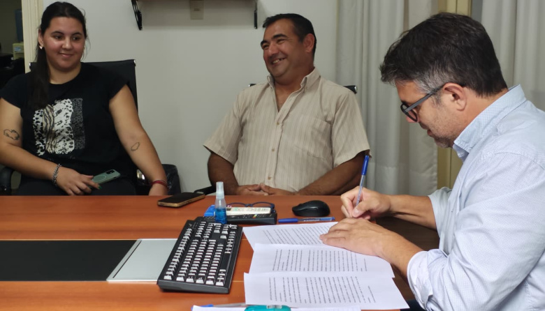 Hourcade y la Sociedad de Fomento de Vieytes sellaron un convenio: los ejes clave