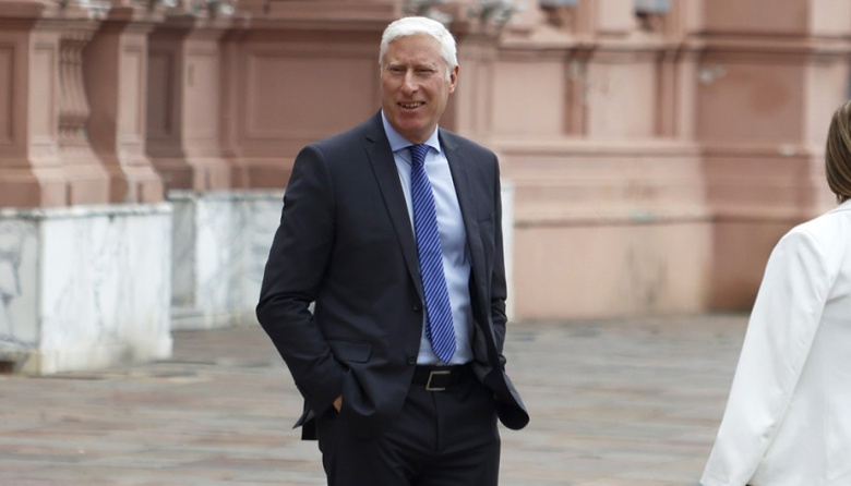 Gustavo Coria, el coordinador del traspaso de Adorni a Santilli