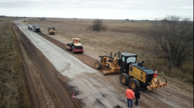 Avanza la repavimentación de la Ruta Provincial N°85