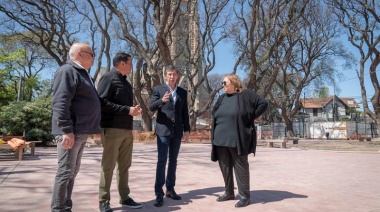 La restauración de la Plaza Mitre se encamina a su etapa final