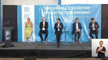 Kicillof presentó el Programa Educativo en Contexto de Encierro