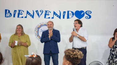 De la mano de Sileoni, Secco inauguró obras escolares