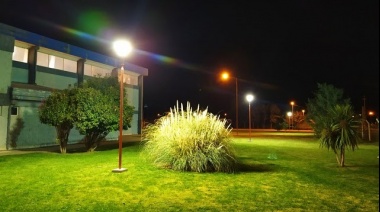 Avanza la renovación de luminaria LED en Darregueira