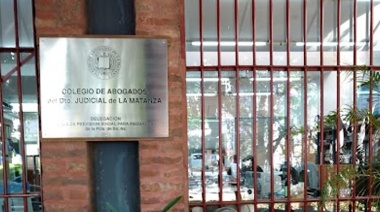Se suspende la asunción de las autoridades del colegio de abogados de La Matanza