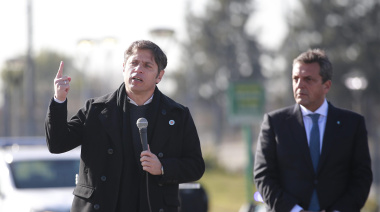 Kicillof se alinea con Massa y visitará intendentes del Frente Renovador en la Cuarta Sección