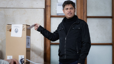 Kicillof votó: “La Provincia no es la madre de todas las batallas, es la madre de la democracia”