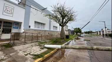 La Provincia respondió al temporal: Kicillof envió refuerzos a Bolívar