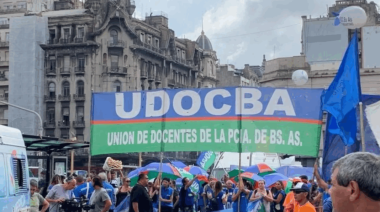 Reclamo salarial y elecciones: UDOCBA presiona a la Provincia y llama a “defender la voz docente”