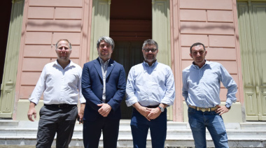 Hourcade recorrió con ABSA las obras para mejorar el servicio en Magdalena